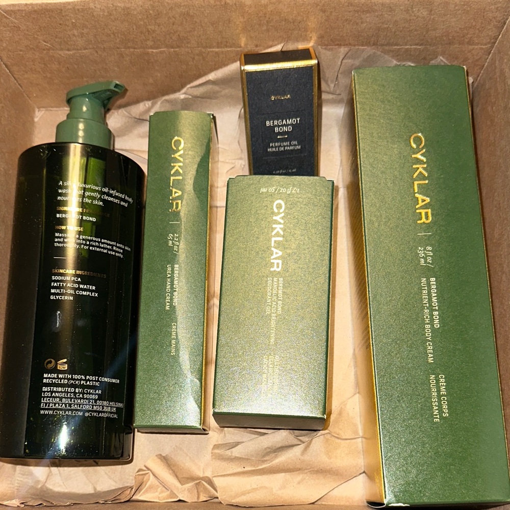 Cyklar Green Skincare Set